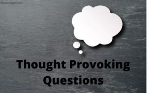thought provoking questions