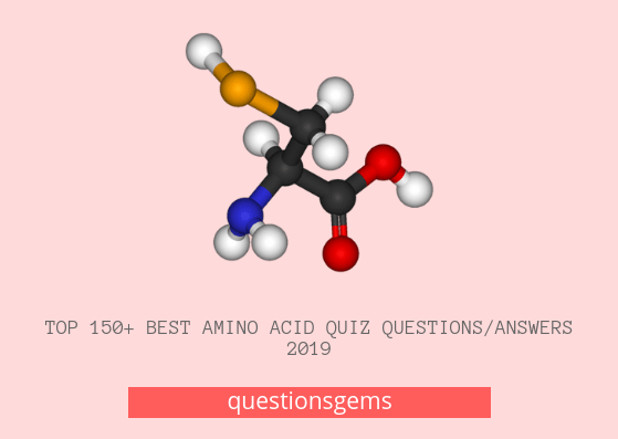 Best Amino Acid Quiz Questions And Answers 2019