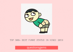 Best Funny Status In Hindi 2019