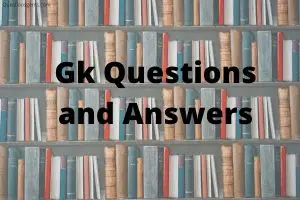 gk questions answers