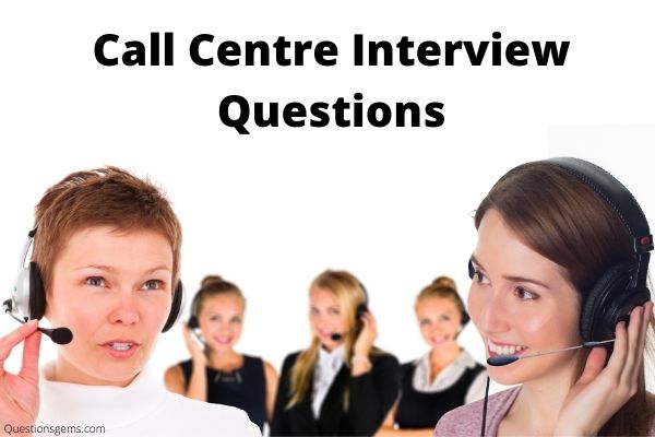 call center interview questions