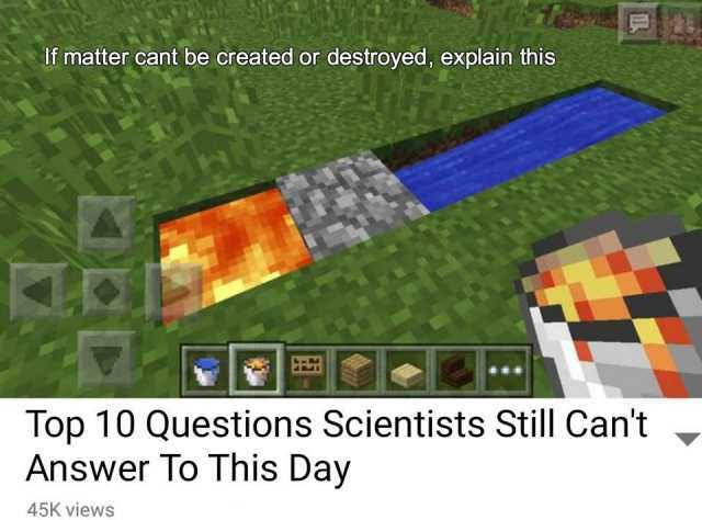 Questions Science Can't Answer Meme