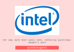 best intel interview questions