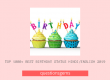 Best Birthday Status 2019