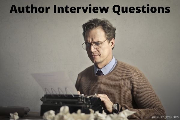 author interview questions