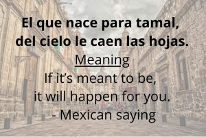 mexican sayings