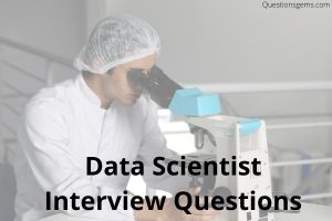 data scientist interview questions