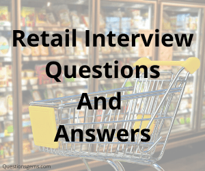 retail interview questions