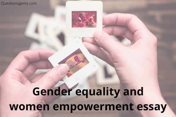 women empowerment essay