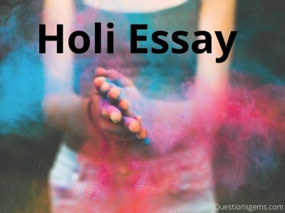 holi essay