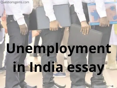 unemployment in india essay