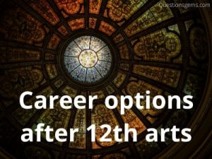 career options after 12 arts