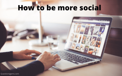 how to be more social