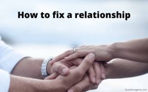 how to fix a relationship