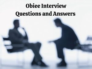 OBIEE Interview Questions