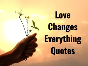 Love Changes Everything Quotes