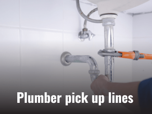 Plumber Pick Up Lines